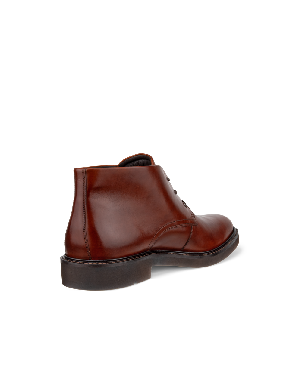 Botas chukka de piel ECCO® Metropole London para hombre - Marrón - Back