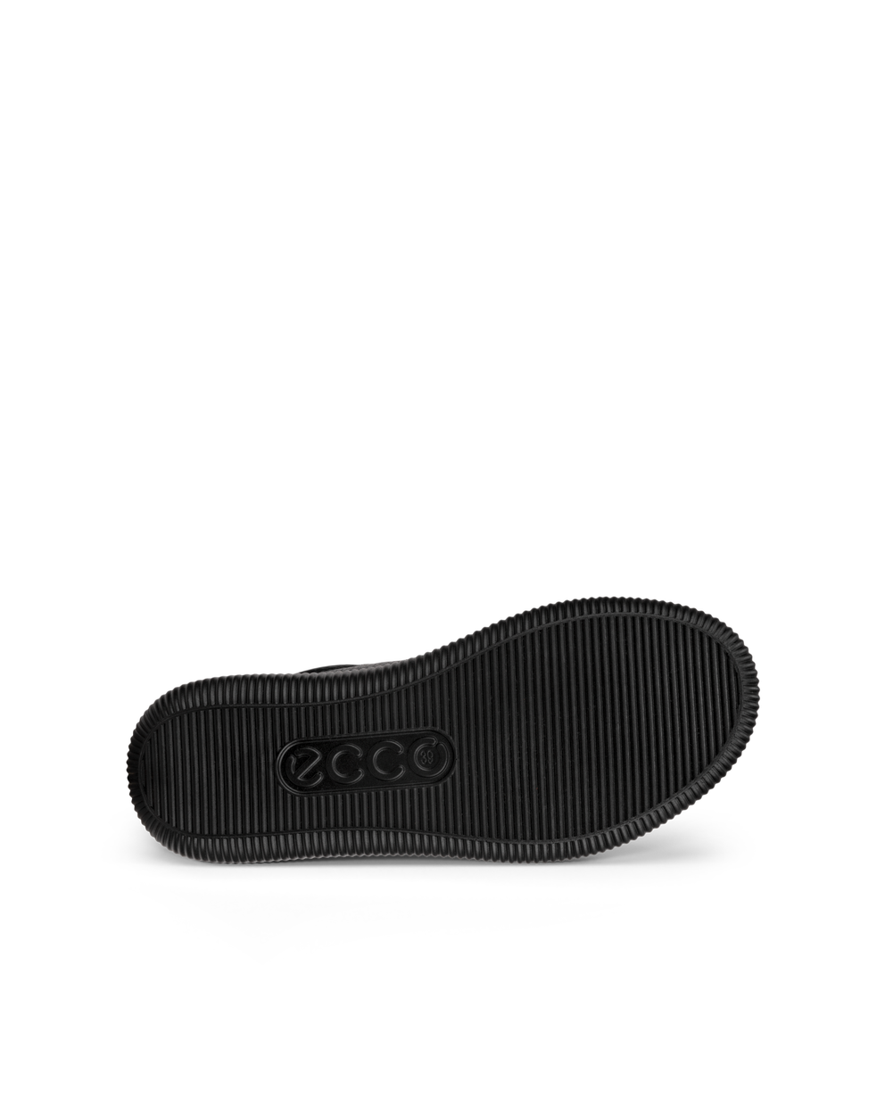 Zapatillas de piel ECCO® Soft Zero para mujer - Negro - Sole