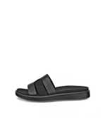 Women's ECCO® Flowt Nubuck Slide - Brown - Outside