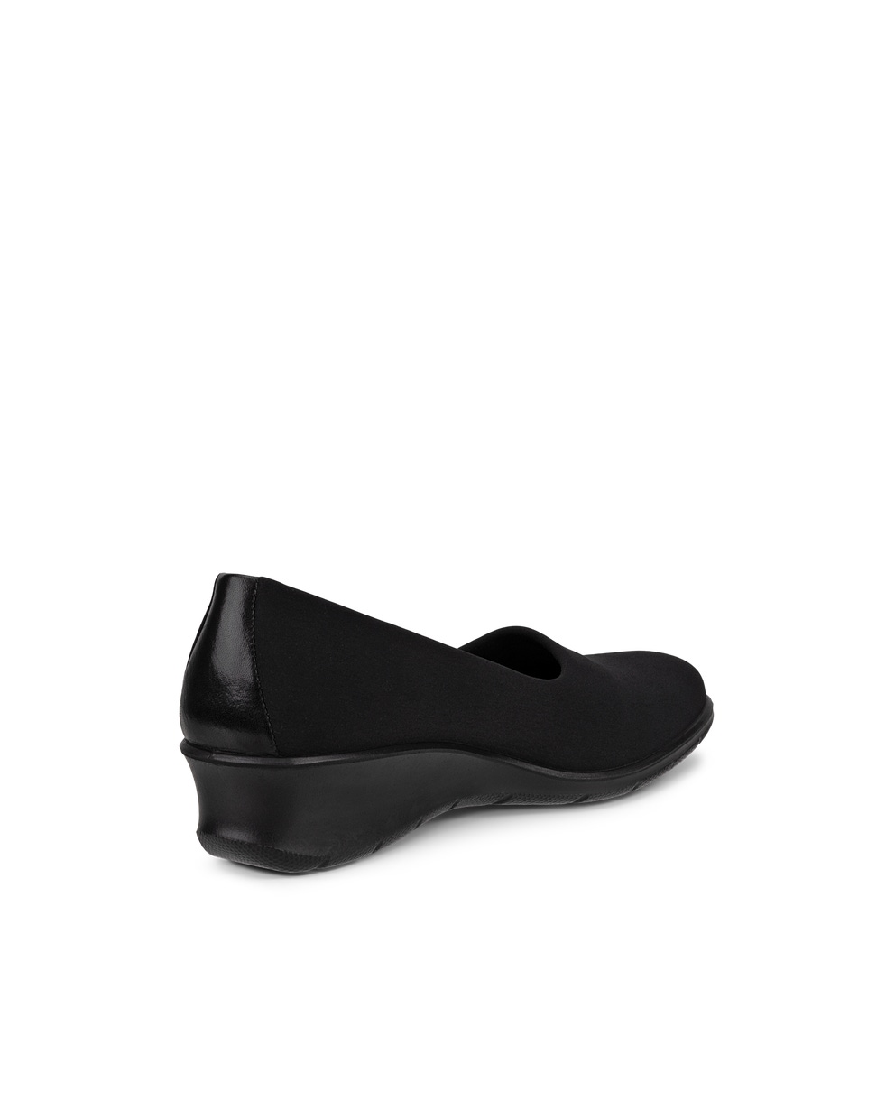 Women's ECCO® Felicia Textile Stretch Slip-On - Black - Back