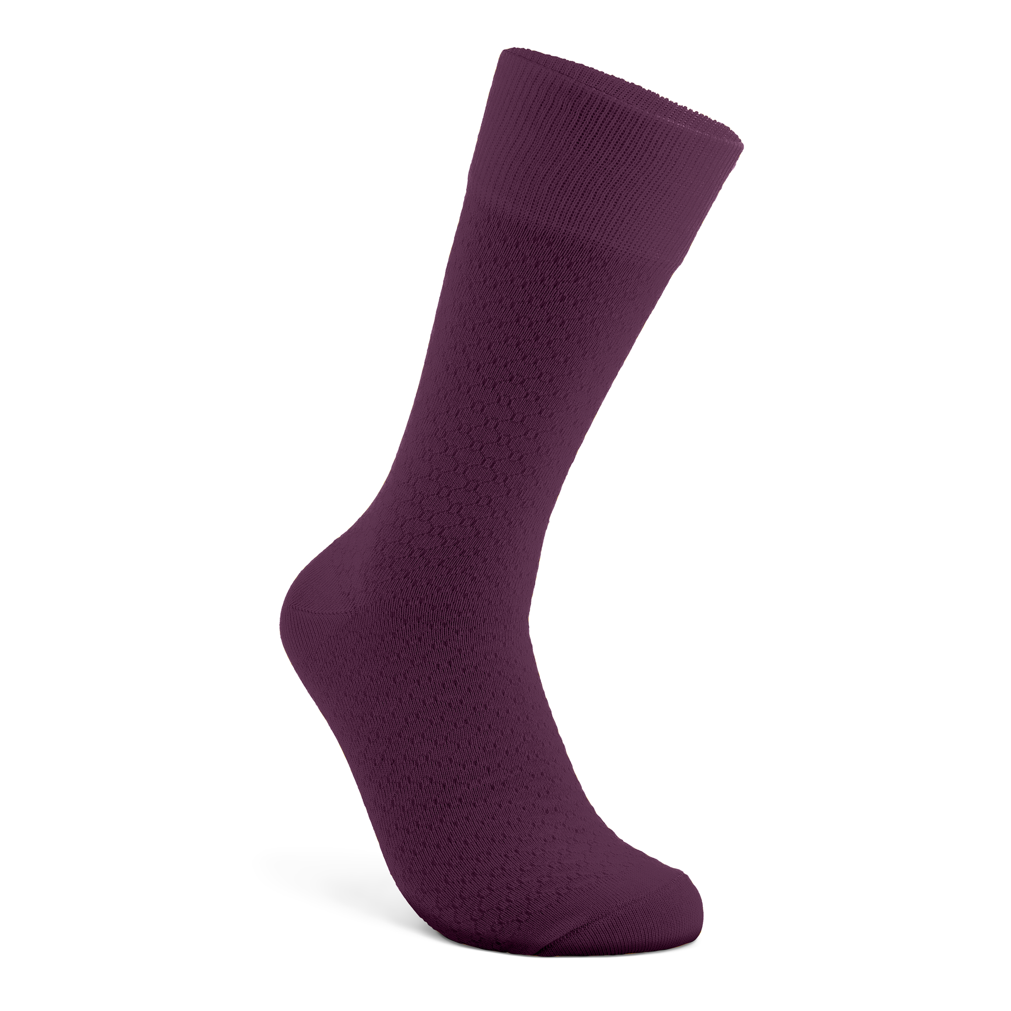 ECCO® Classic chaussettes mi-hautes nid d'abeille pour homme - Rouge - Main