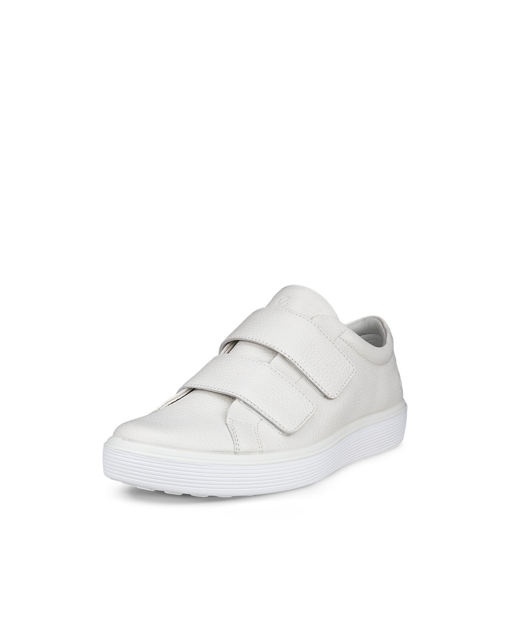 ECCO® Soft 60 baskets en cuir pour homme - Blanc - Main