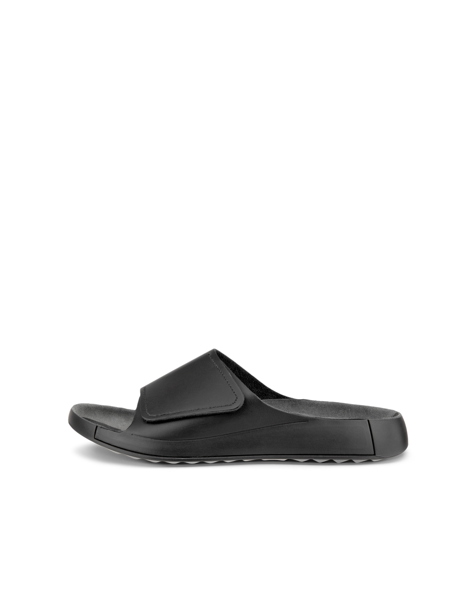 ECCO Men's Cozmo Slide Sandal - Black - Outside