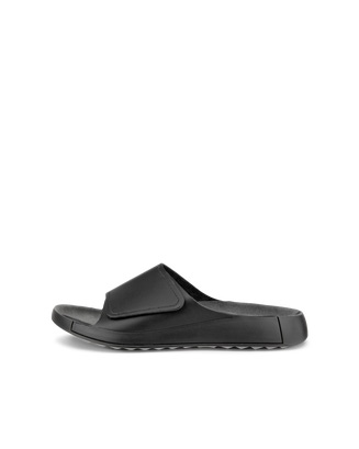 ECCO Men's Cozmo Slide Sandal - Black - Outside