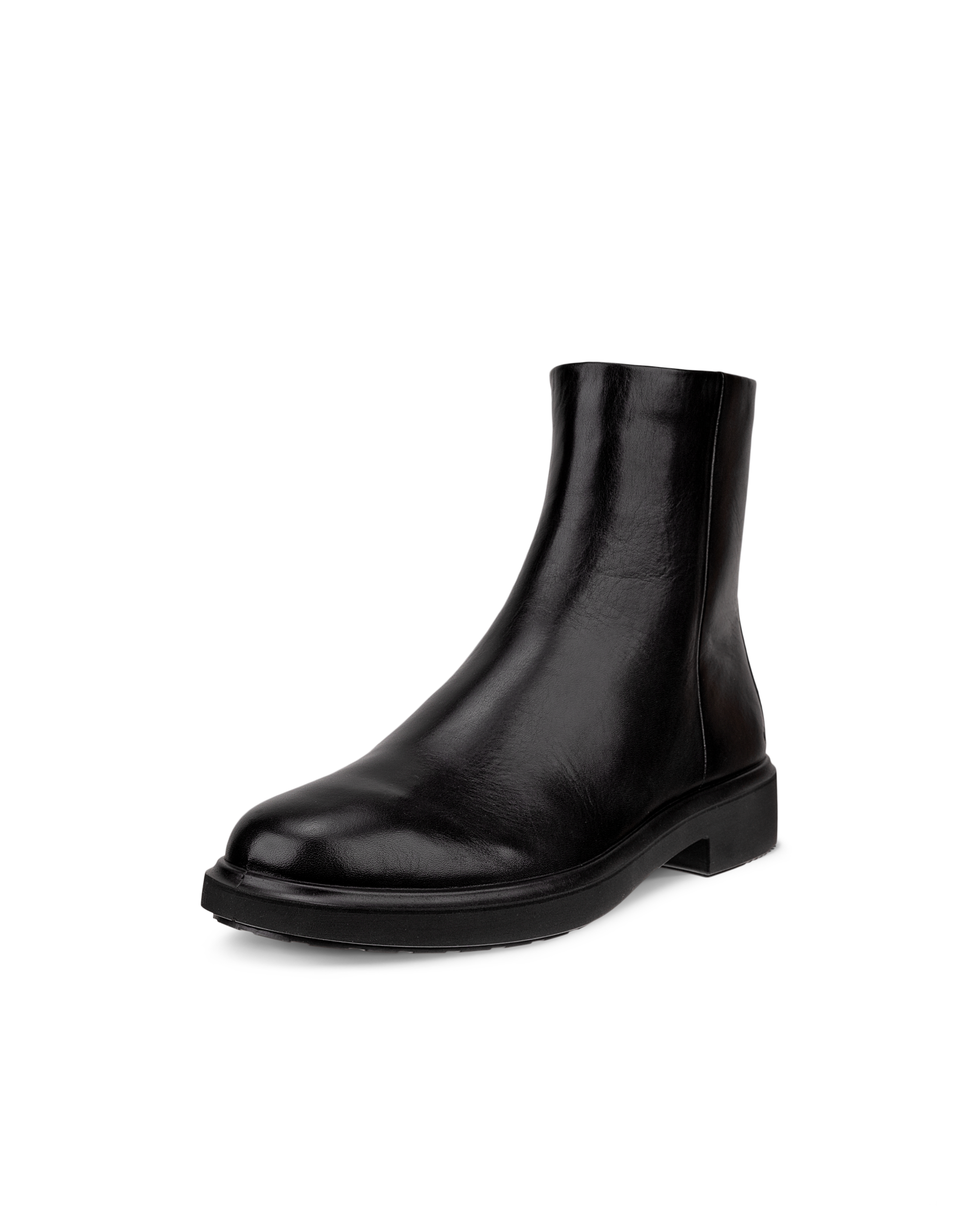 Women's ECCO® Metropole Amsterdam Leather Ankle Boot - Black - Main