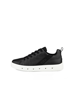 Men's ECCO® Street 720 Leather Gore-Tex Sneaker - Black - Outside