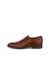 Men's ECCO® Metropole Milan Leather Slip-On Derby Shoe - Brown - Outside