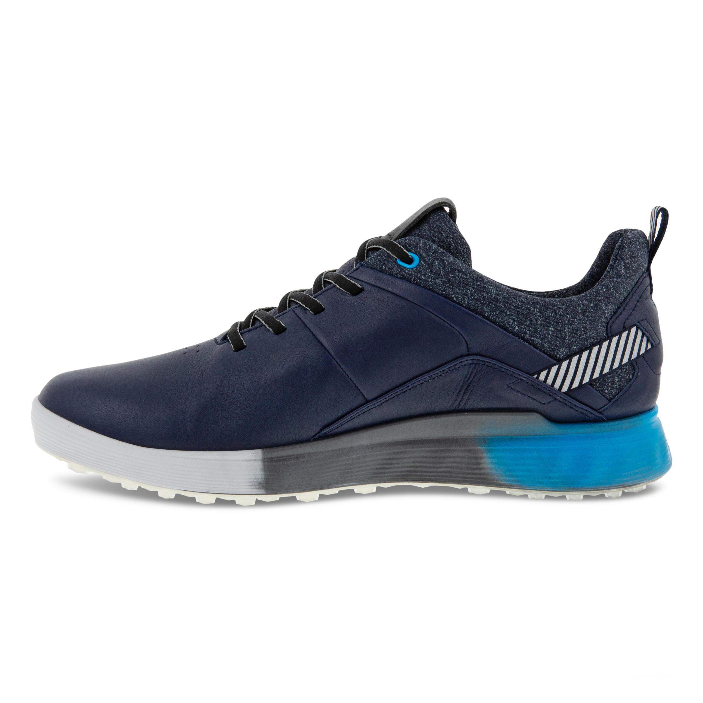 Men's ECCO® Golf S-Three Leather Gore-Tex Shoe | Blue