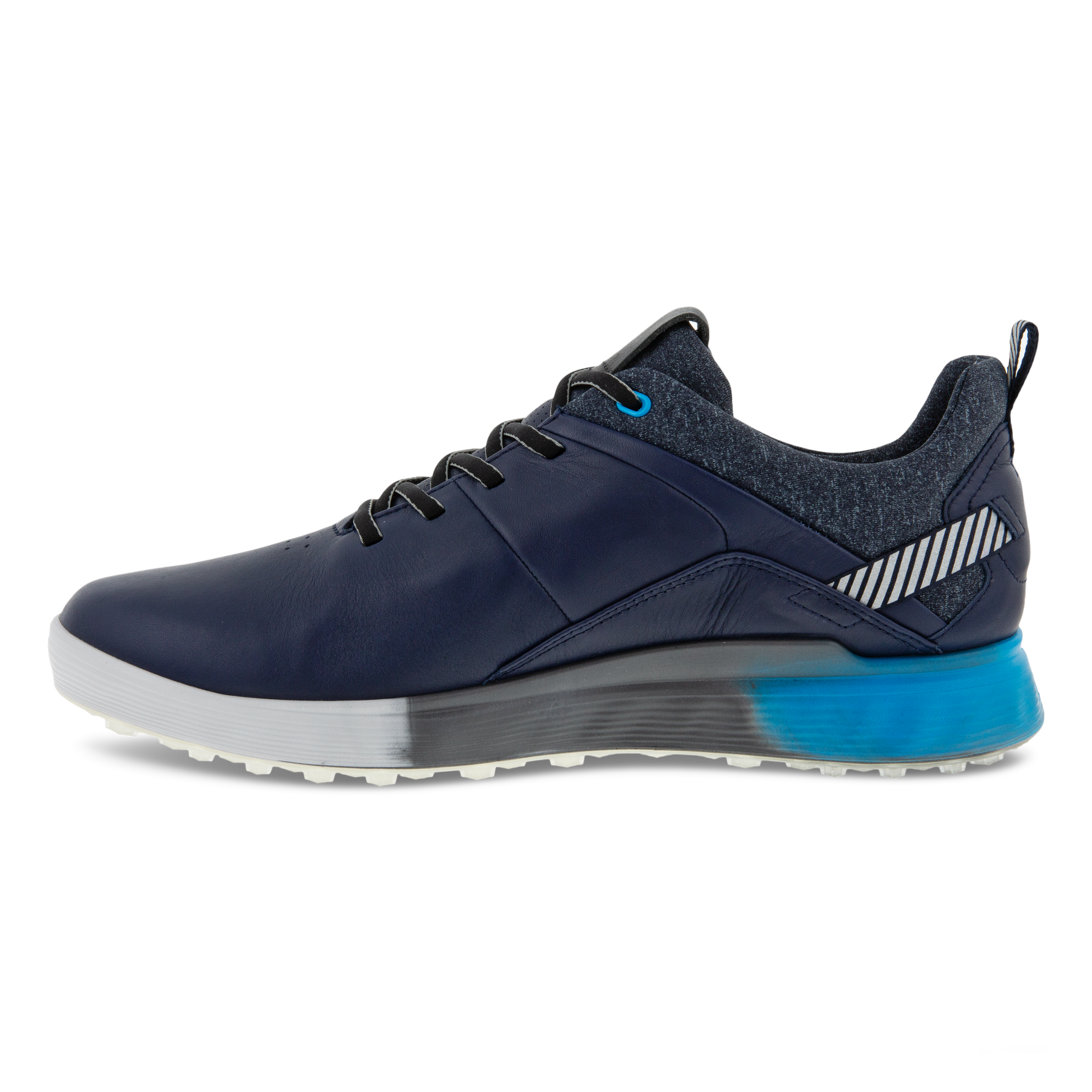 Zapatos golf de piel Gore-Tex ECCO® Golf S-Three para hombre - Azul - Inside