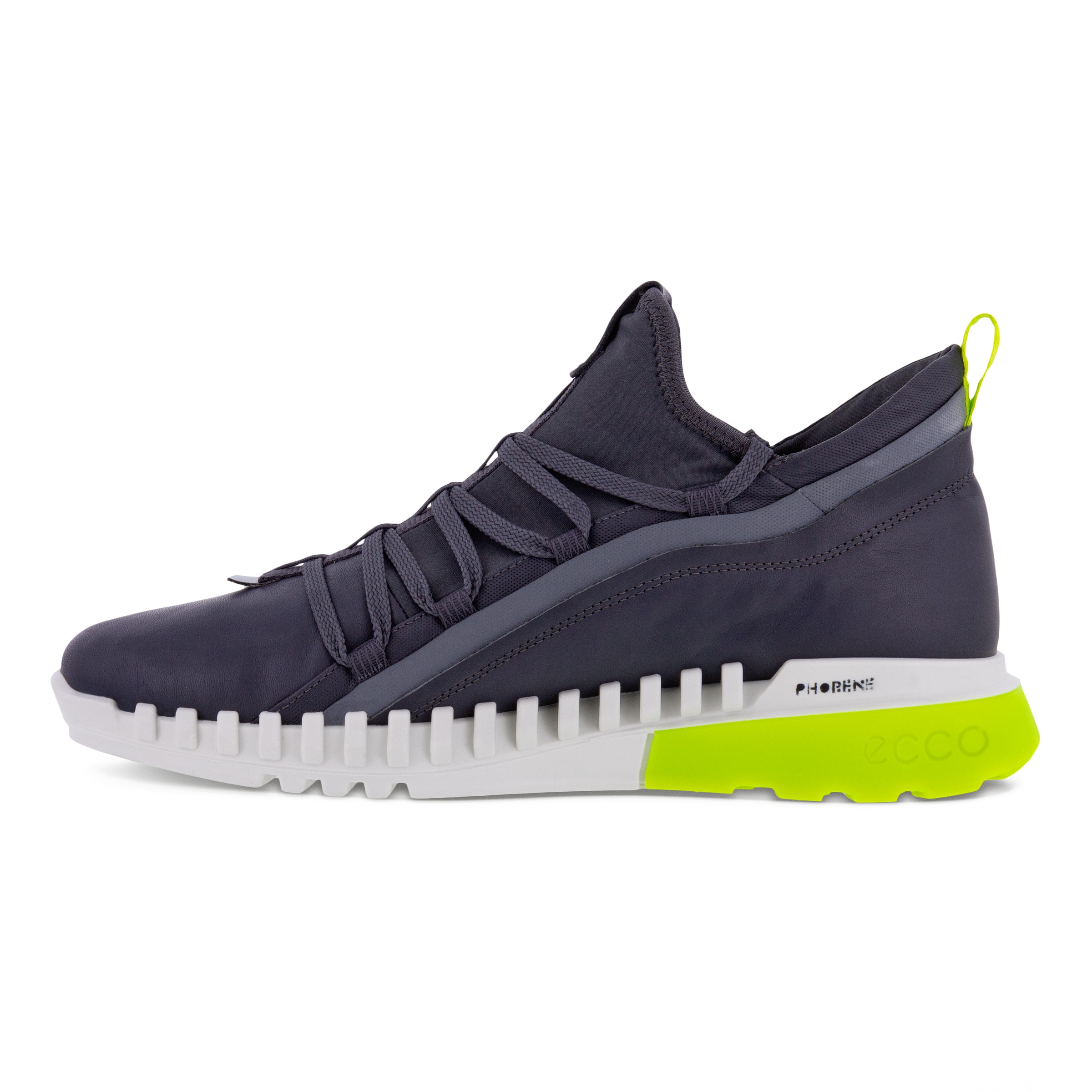 ECCO ZIPFLEX スニーカー 41 レザー ブラック ECCO Zipflex Dyneema メンズ レザースニーカー | ブラック
