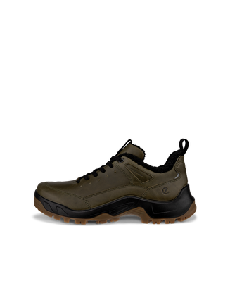 Zapatos impermeable de piel ECCO® Offroad para hombre - Verde - Outside