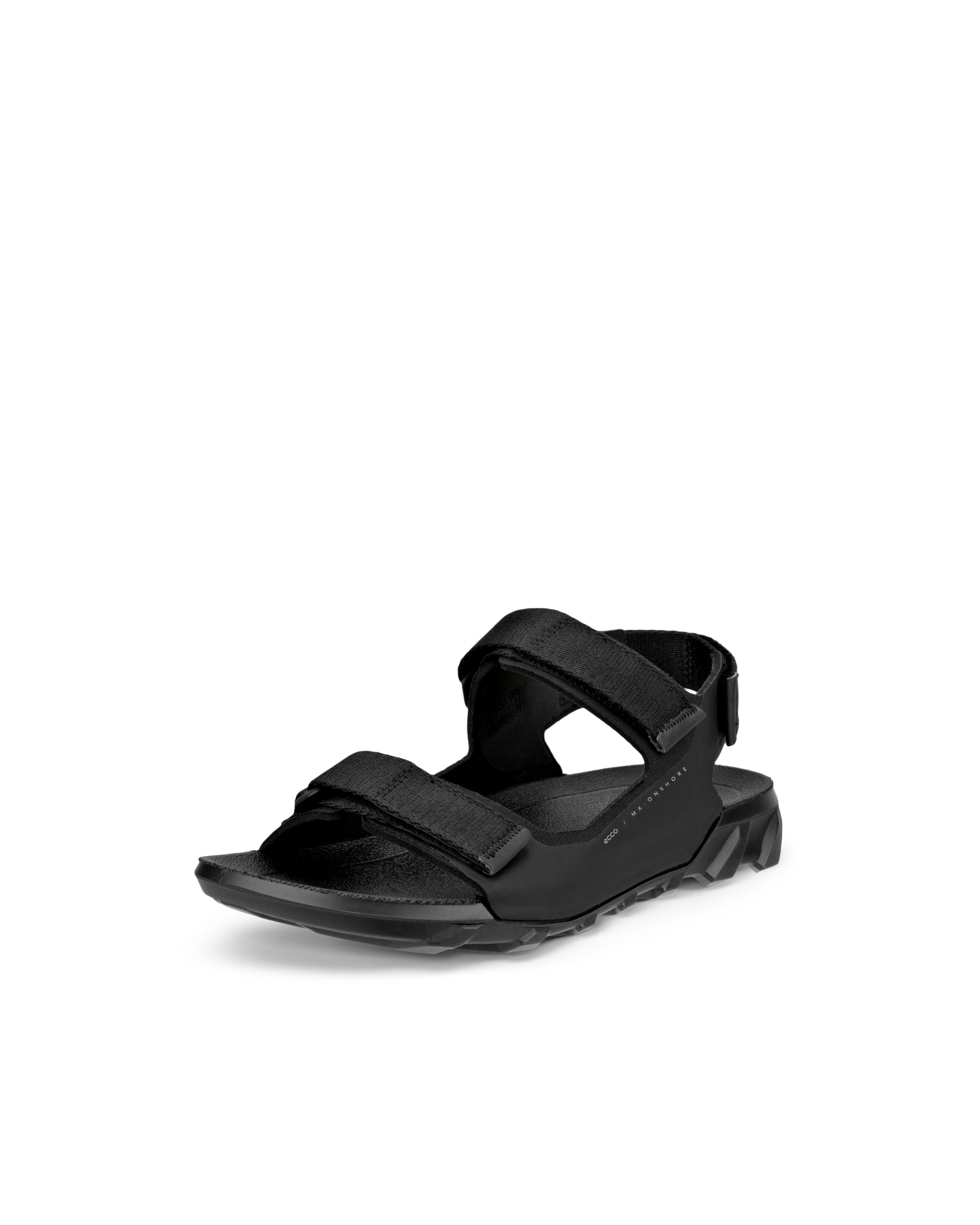 Men's ECCO® MX Onshore Textile Two Strap Sandal - Black - Main