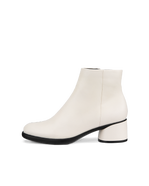 Women's ECCO® Sculpted Lx 35 Leather Mid-Cut Boot - White - Outside