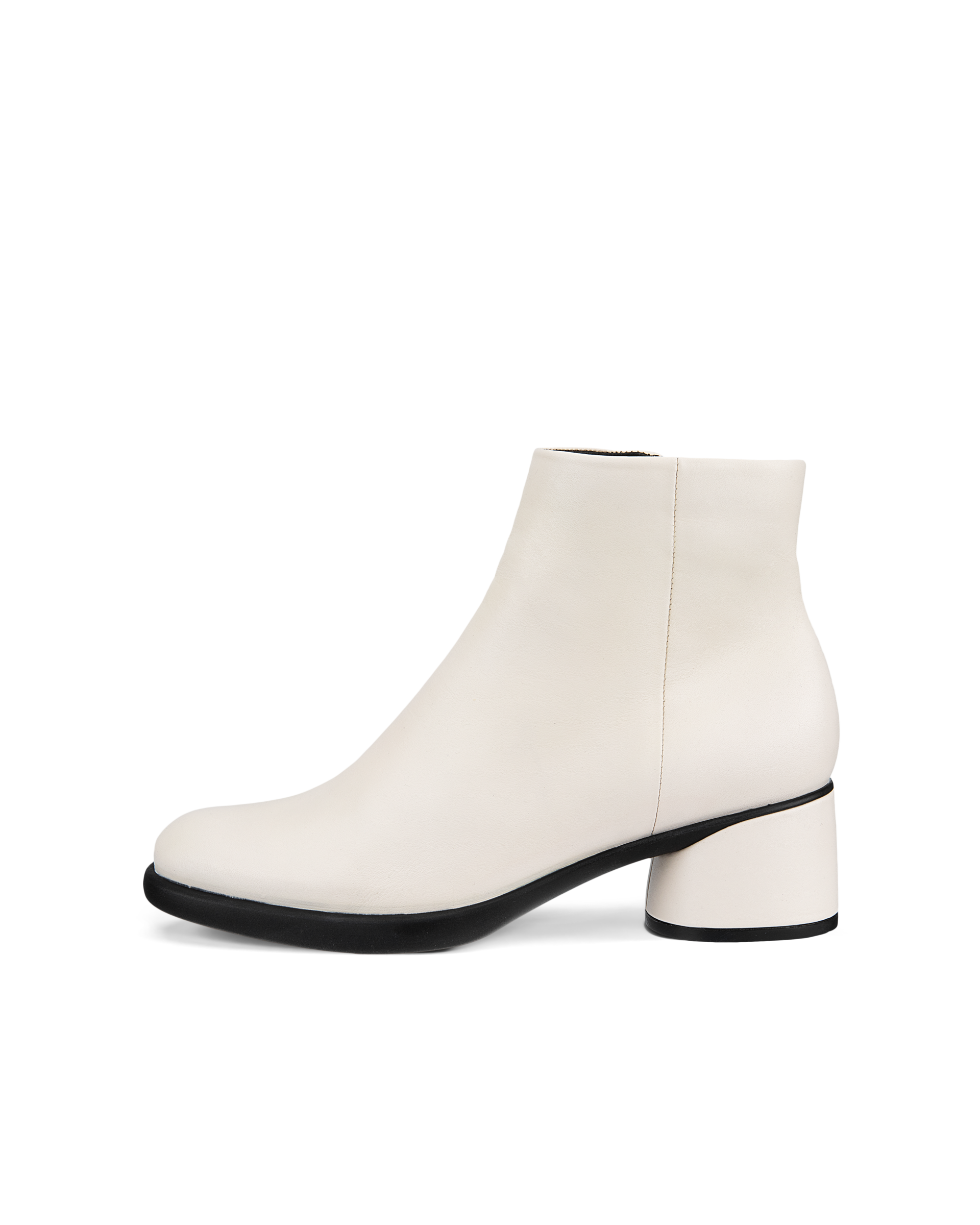 Women's ECCO® Sculpted LX 35 Leather Mid-Cut Boot - White - Outside