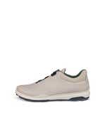 Men's ECCO® Golf Biom Hybrid 3 Leather Shoe - White - Outside