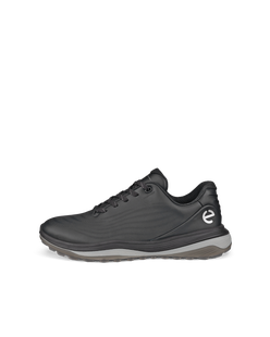 Women's ECCO® Golf LT1 Leather Waterproof Golf Shoe - Black - Outside