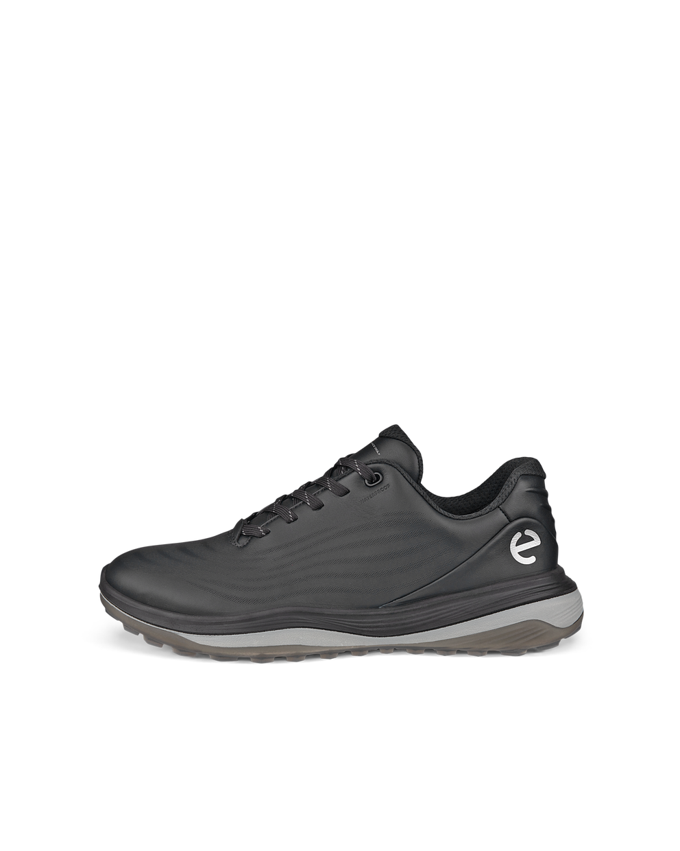 Women's ECCO® Golf LT1 Leather Waterproof Shoe - Black - Outside