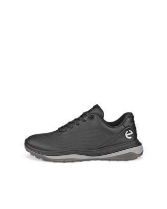 Women's ECCO® Golf LT1 Hybrid Leather Waterproof Shoe - Black - Outside