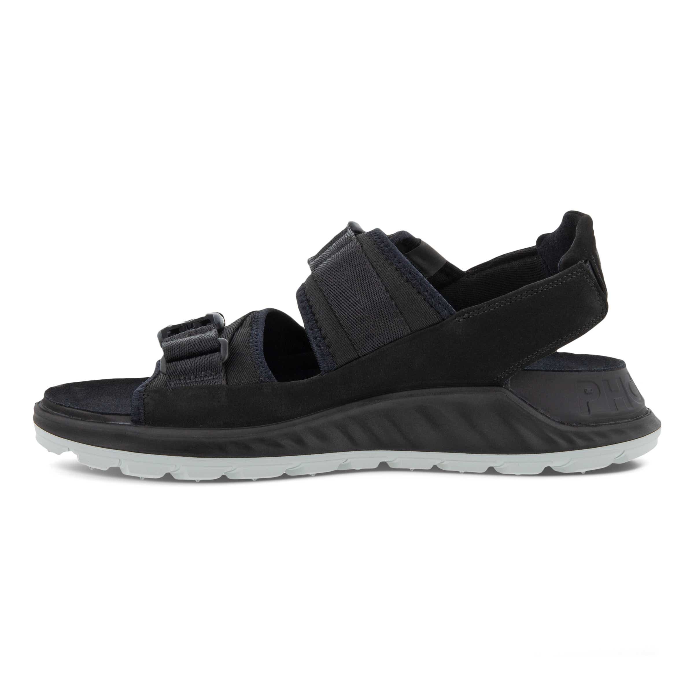 ECCO Exowrap 2S メンズ ヌバックサンダル - ブラック - Inside
