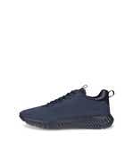 Men's ECCO® ATH-1FW Nubuck Sneaker - Grey - Outside