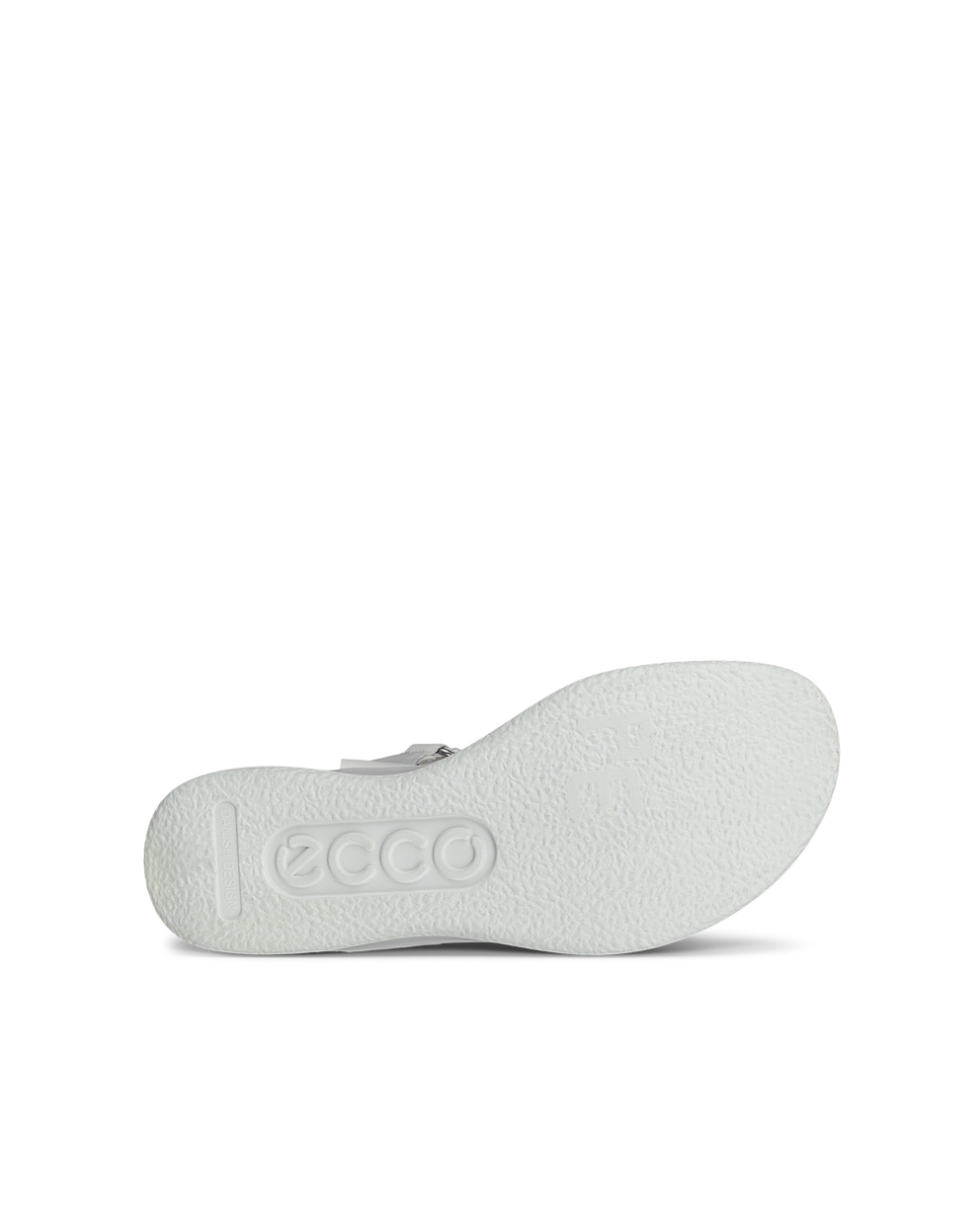 ECCO® Flowt LX sandale compensée cuir pour femme - Blanc - Sole