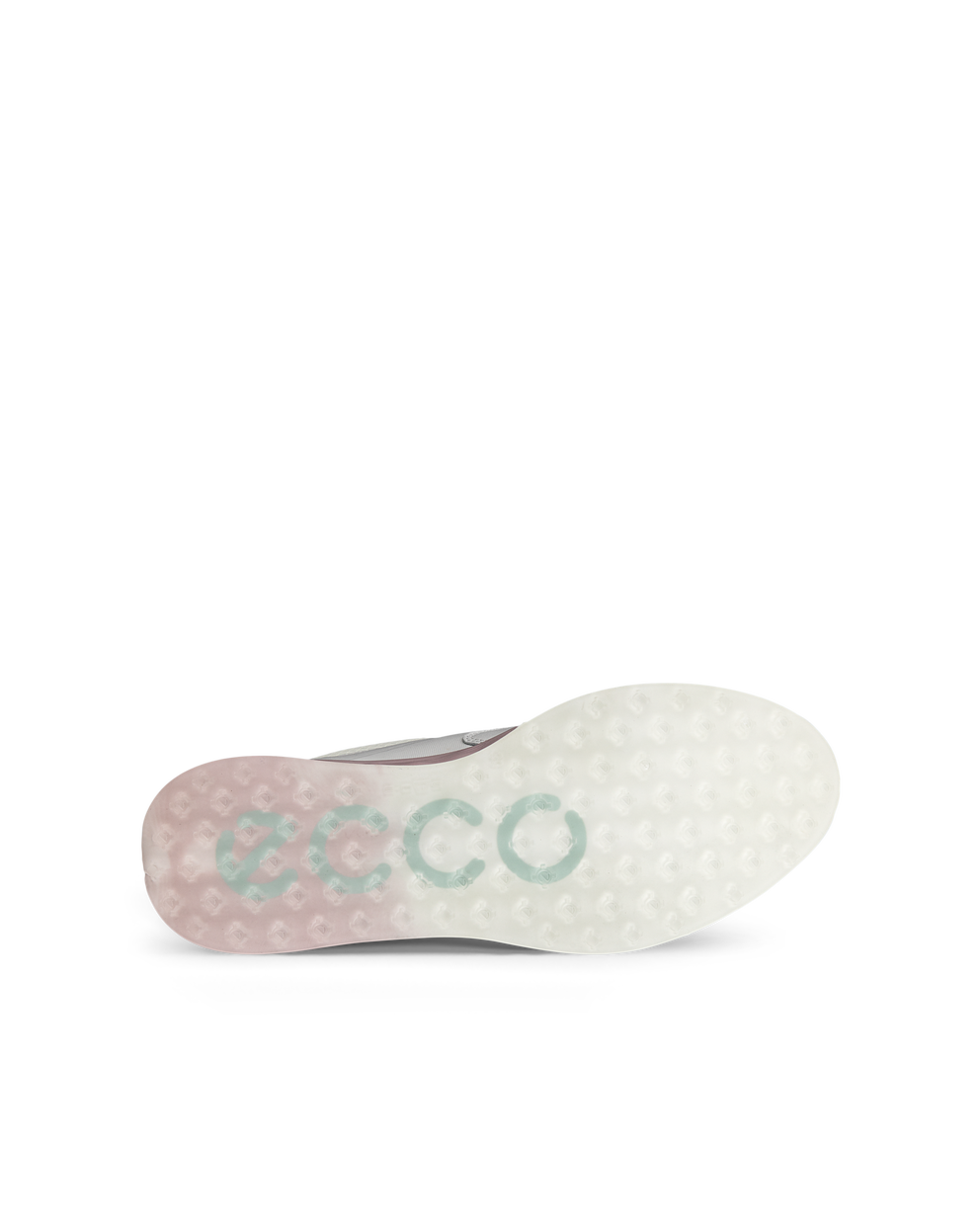 여성용 ECCO Golf S-Three 가죽 고어텍스 골프 슈즈 - White - Sole