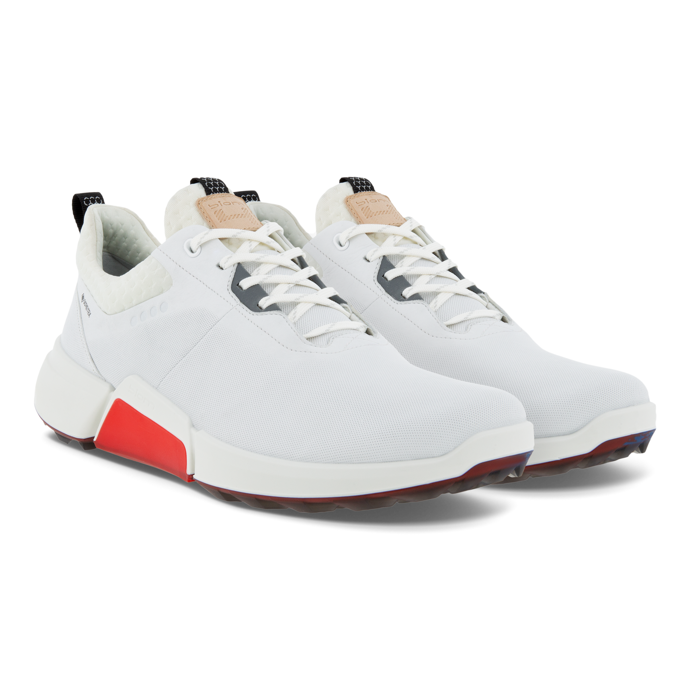 Men's ECCO® Golf Biom H4 Leather Gore-Tex Shoe | White