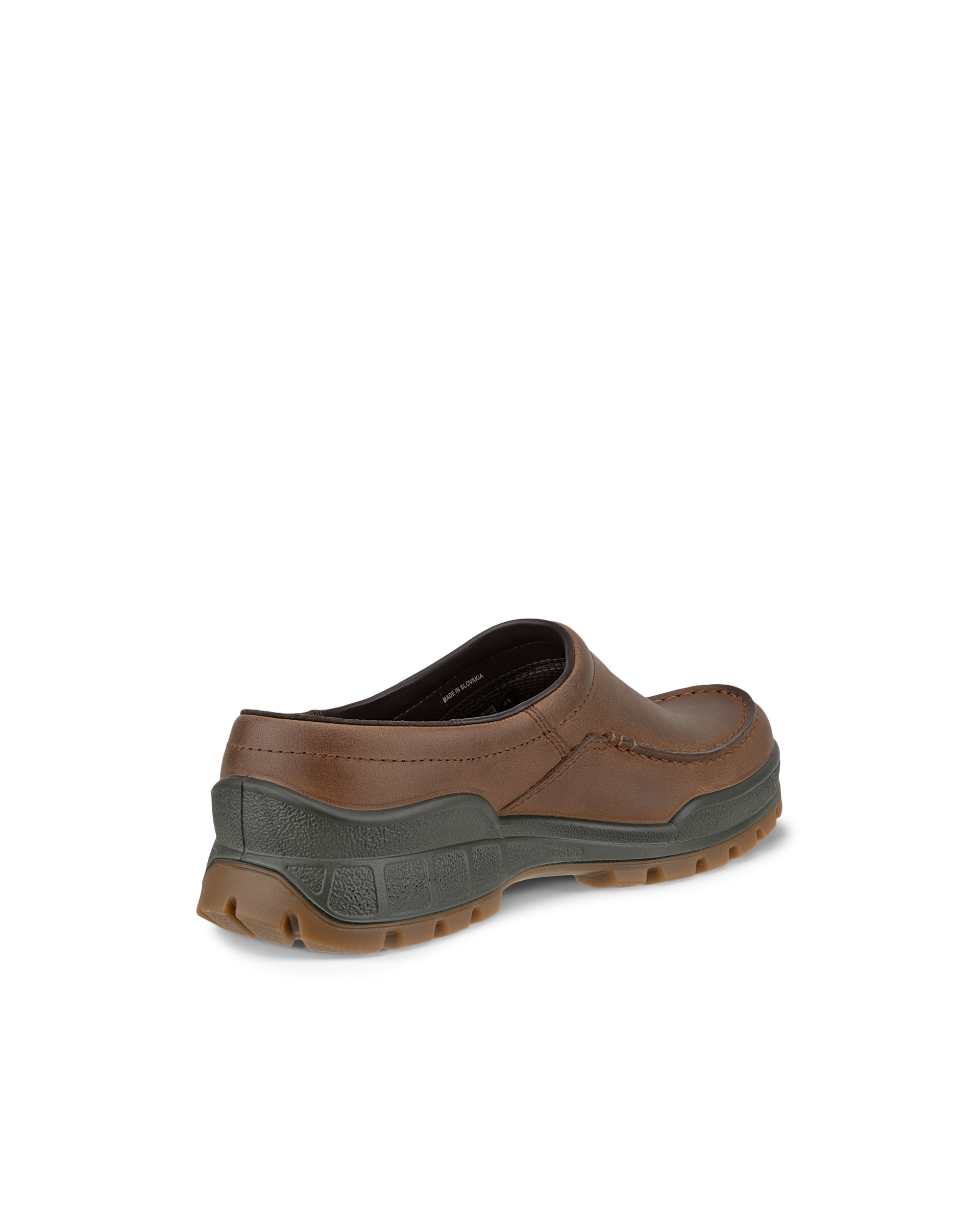 Men's ECCO® Track 25 Nubuck Clog - Brown - Back