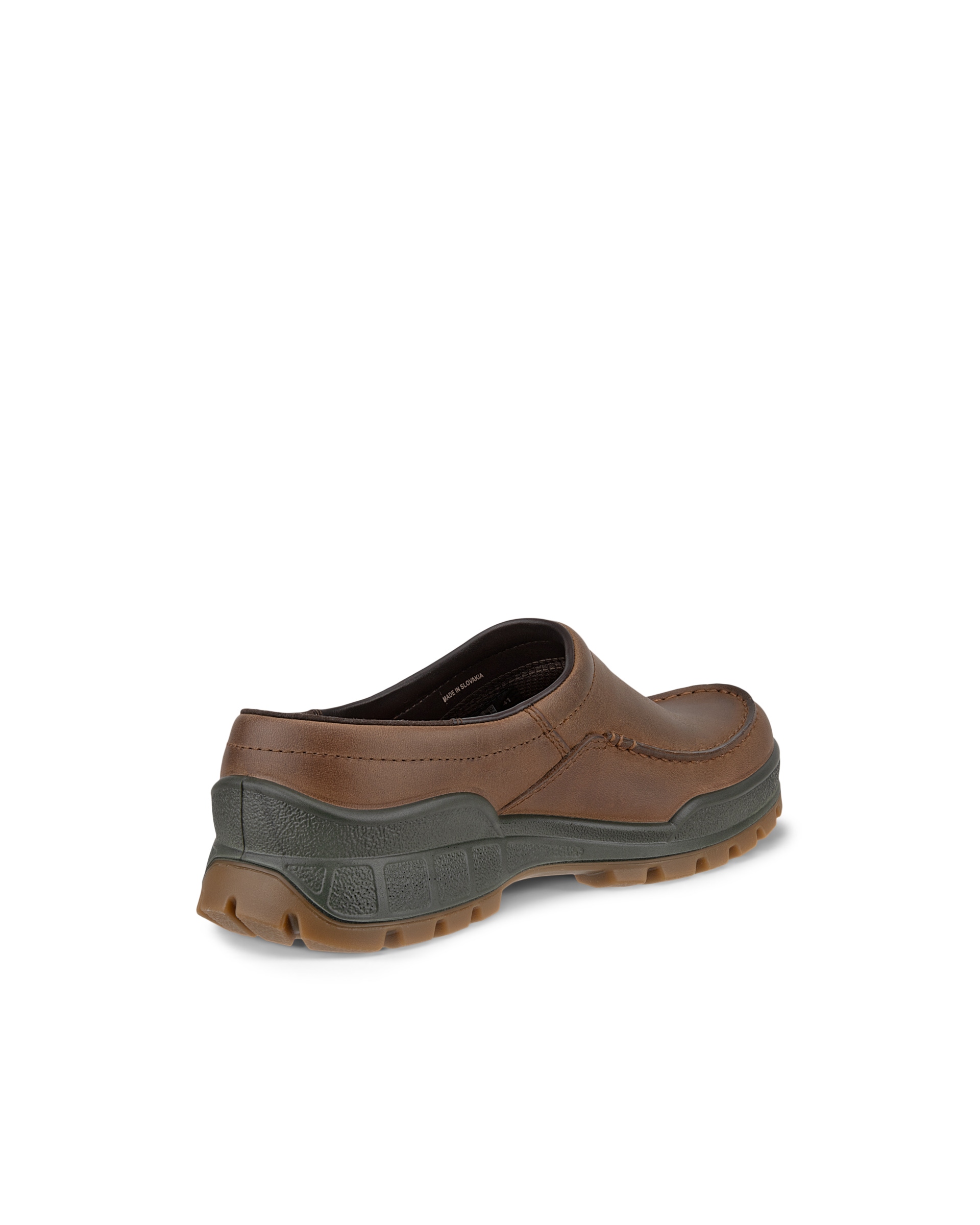 Men's ECCO® Track 25 Nubuck Clog - Brown - Back