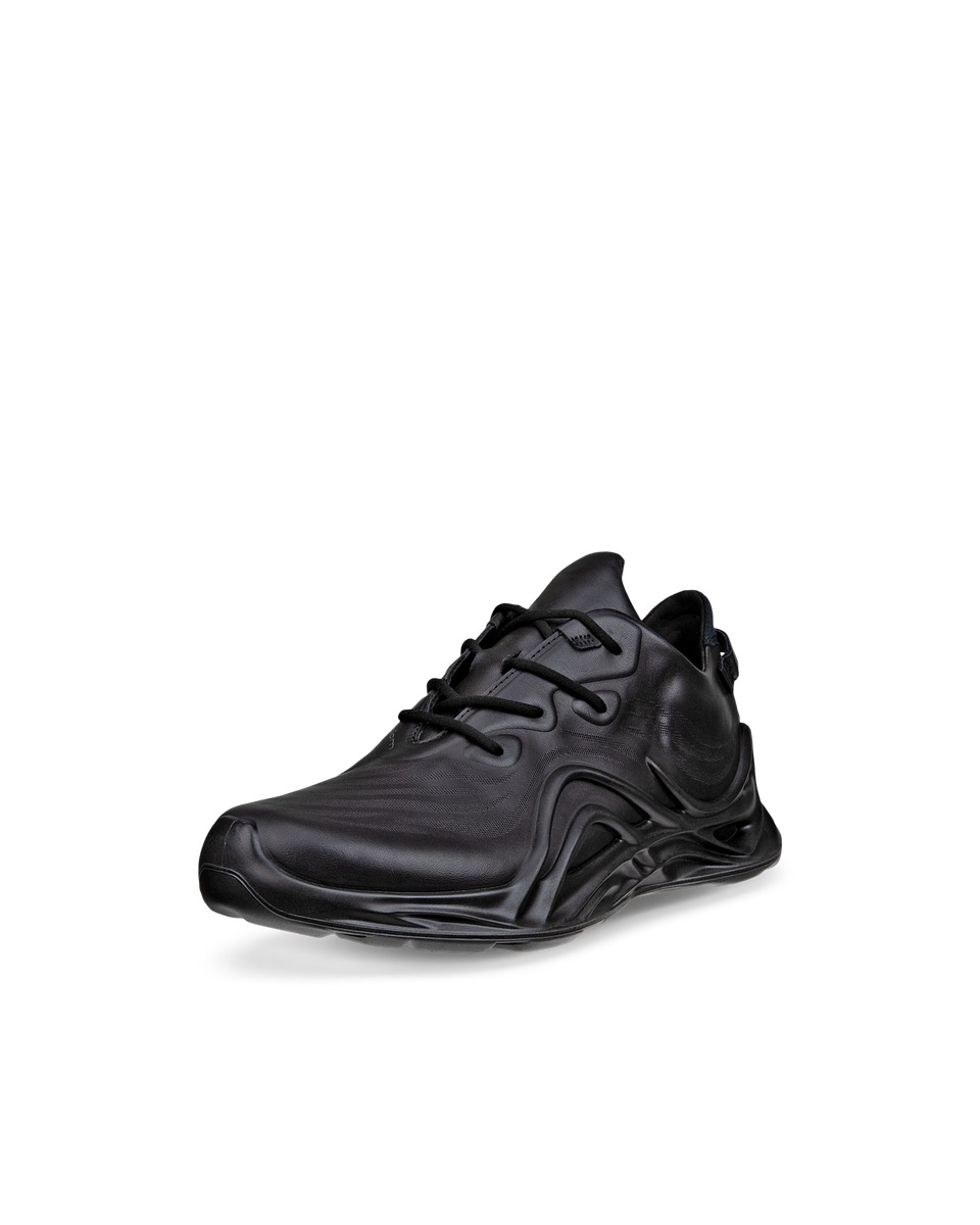 Basket noir cuir femme on sale