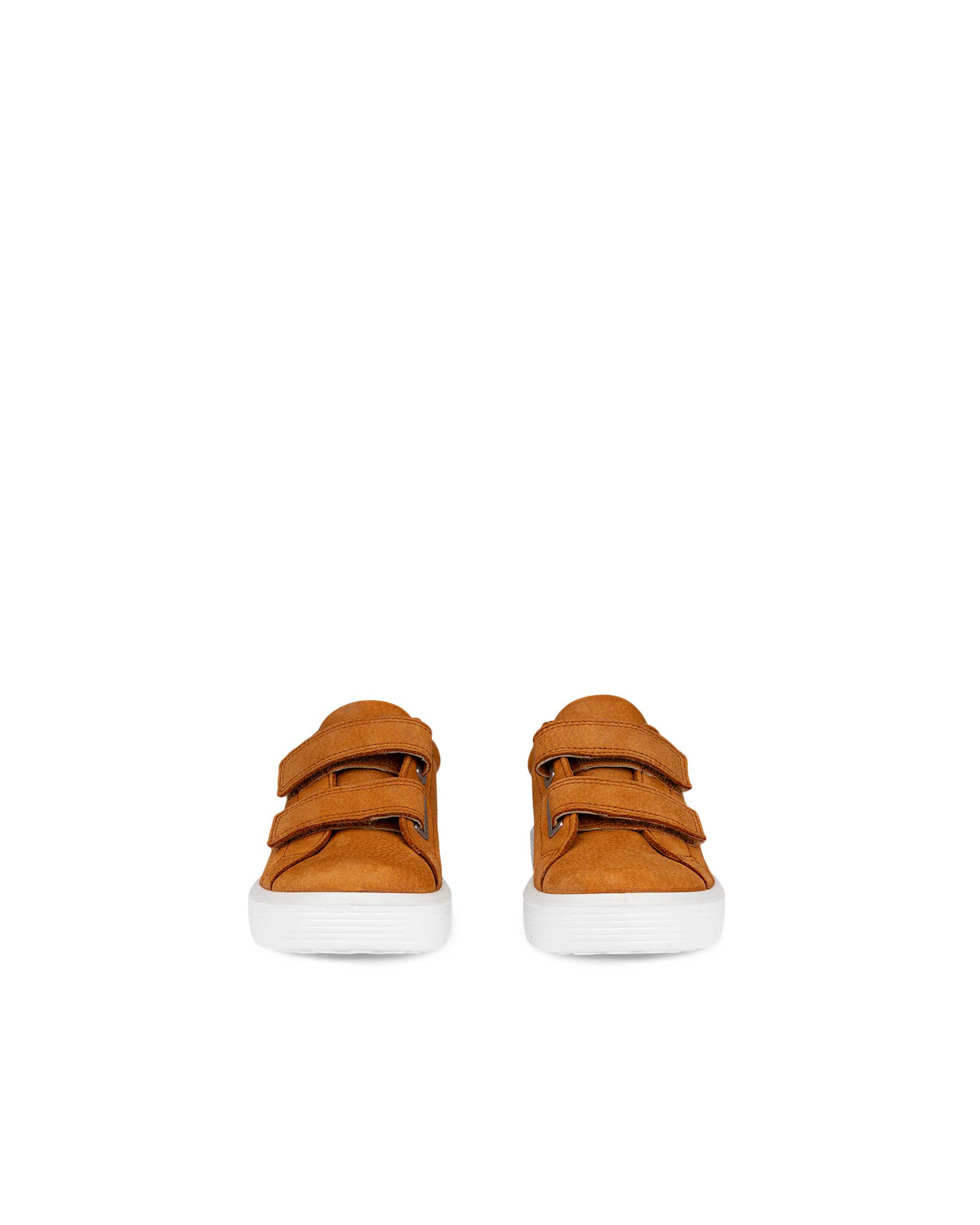 Dětské nubukové tenisky ECCO® SOFT 60 - Hnědá - Front pair