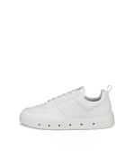 Men's ECCO® Street 720 Leather Gore-Tex Sneaker - White - Outside