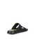 Men's ECCO® Cozmo Nubuck Two-Strap Sandal - Black - Back