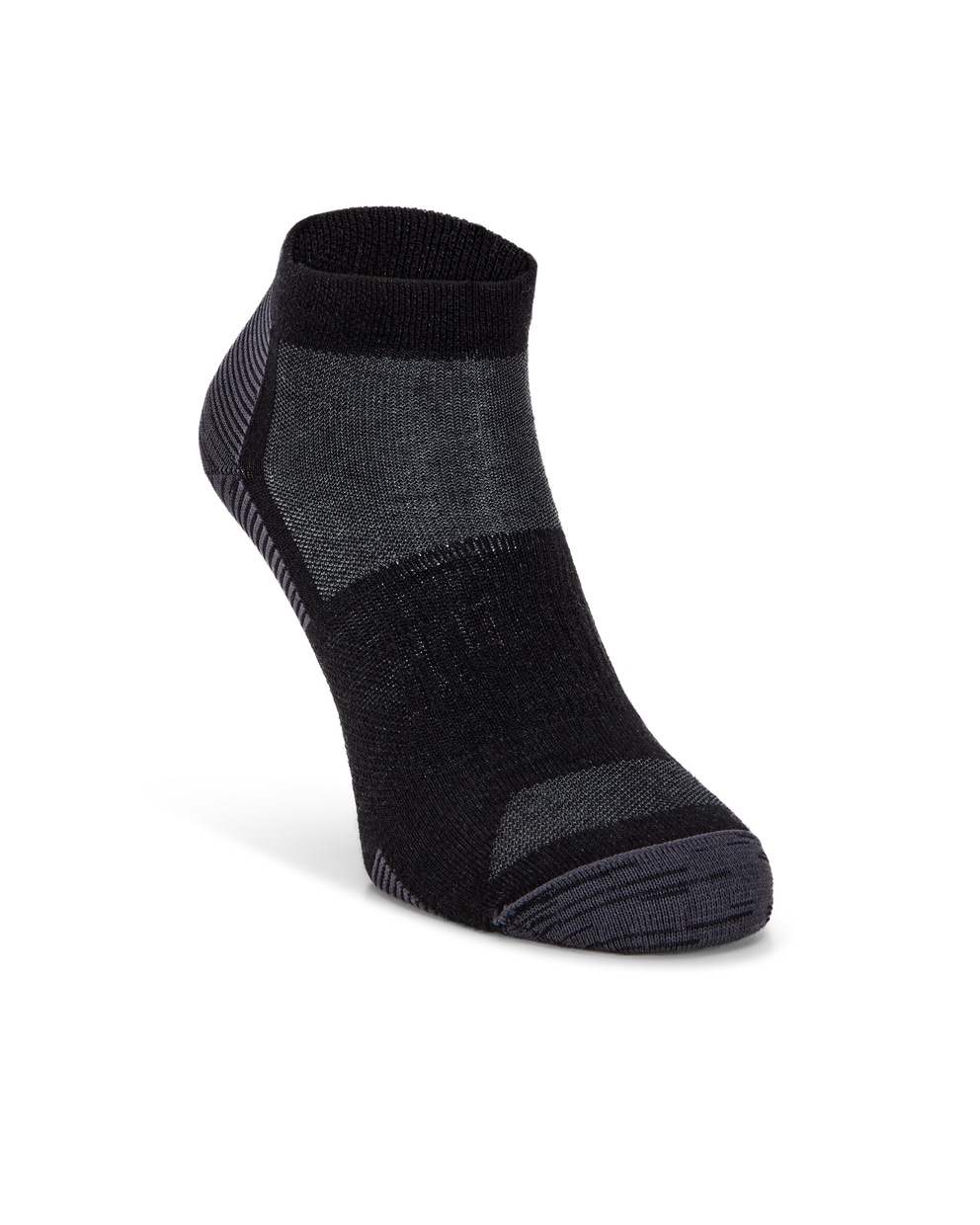 Unisex ECCO® Everyday Quarter Socks - Black - Main