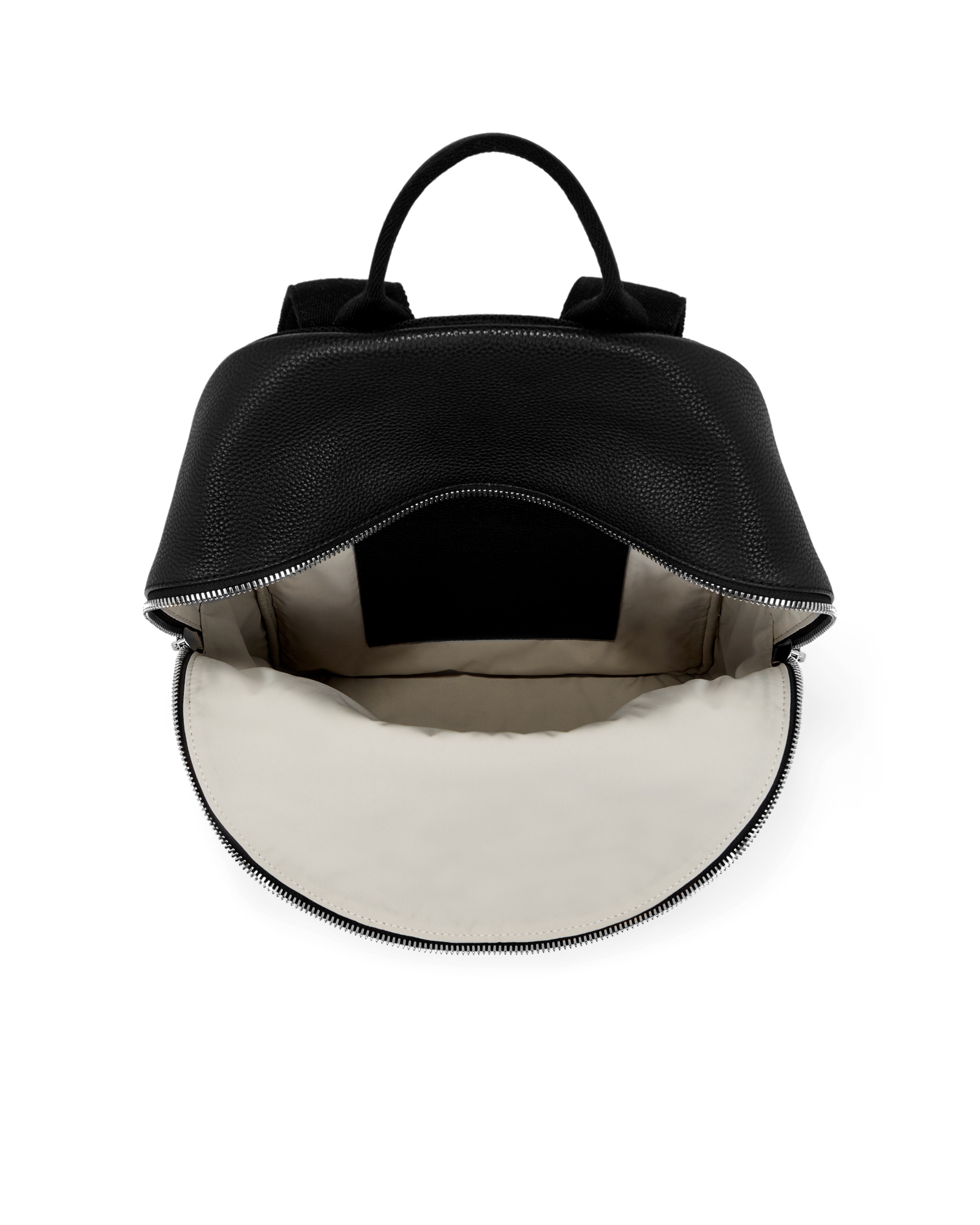 ECCOยฎ Textureblock Leather Backpack - Black - Birdeye