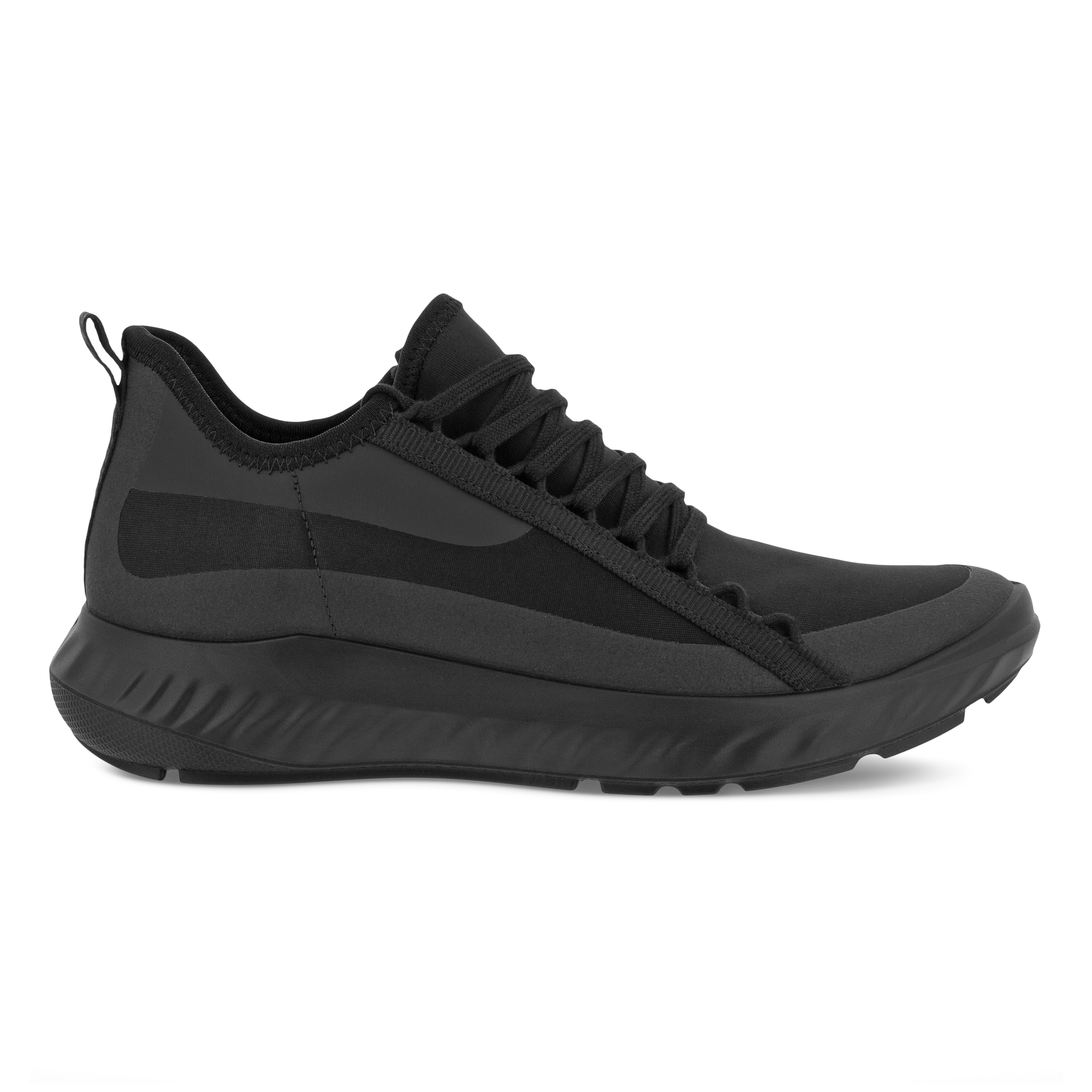 ECCO Ath-1 Women's Sneaker - Black - Outside