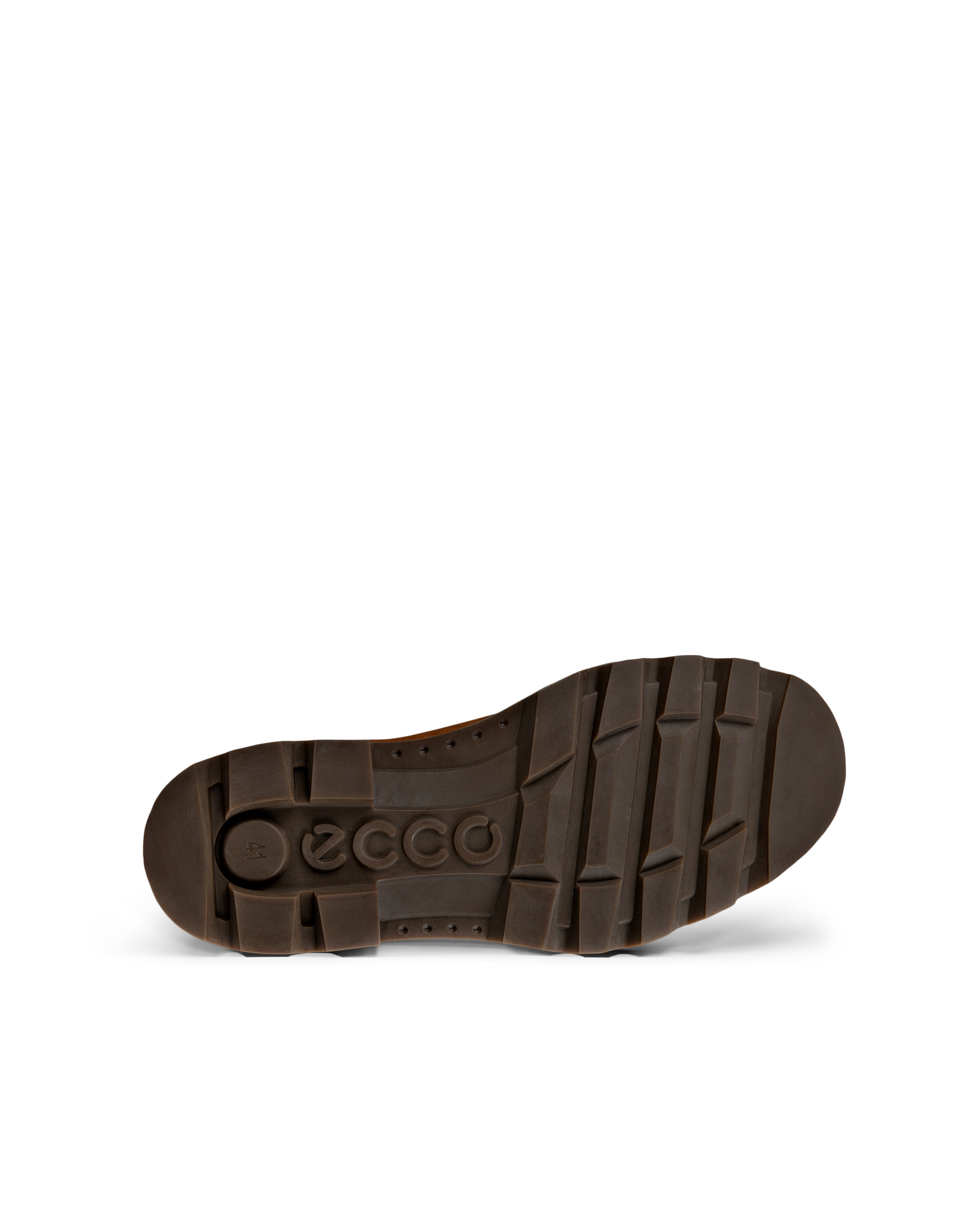 남성 ECCO Grainer 누벅 첼시 부츠 - Brown - Sole