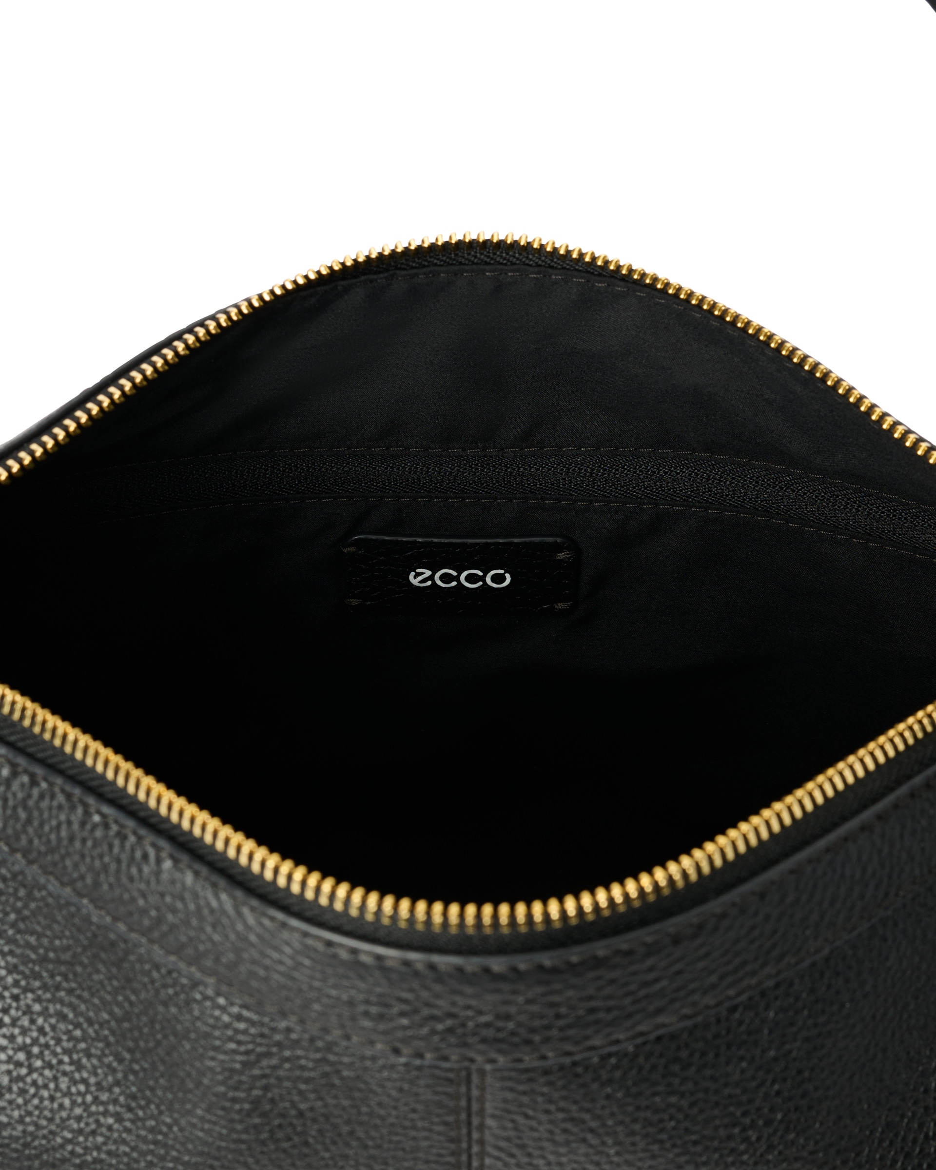 ECCO® Hobo kožna torba hobo - Crna - Inside