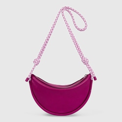 ECCO® Contact Fortune Leather Crossbody Bag - Purple - Main