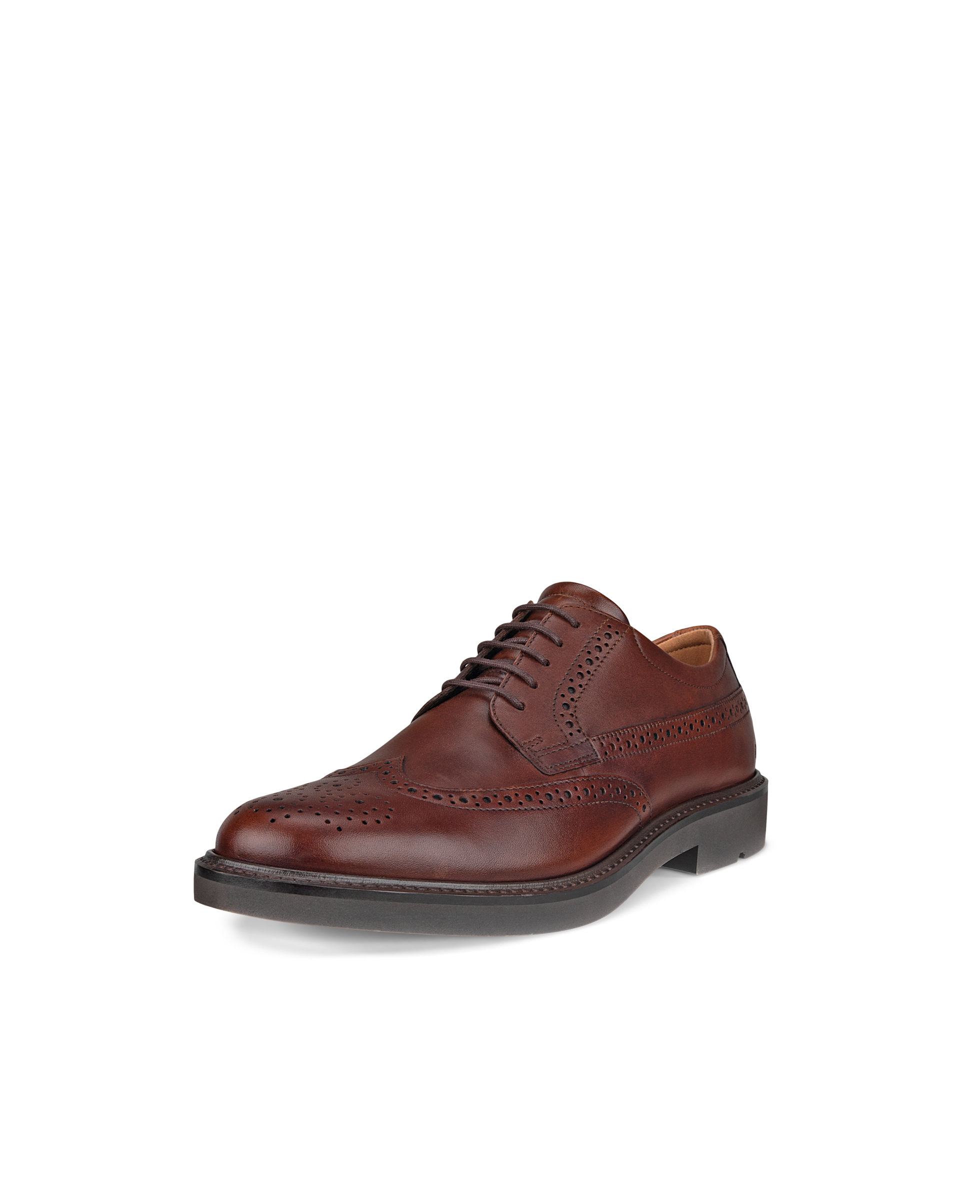 Zapatos brogue de piel ECCO® Metropole London para hombre - Marrón - Main