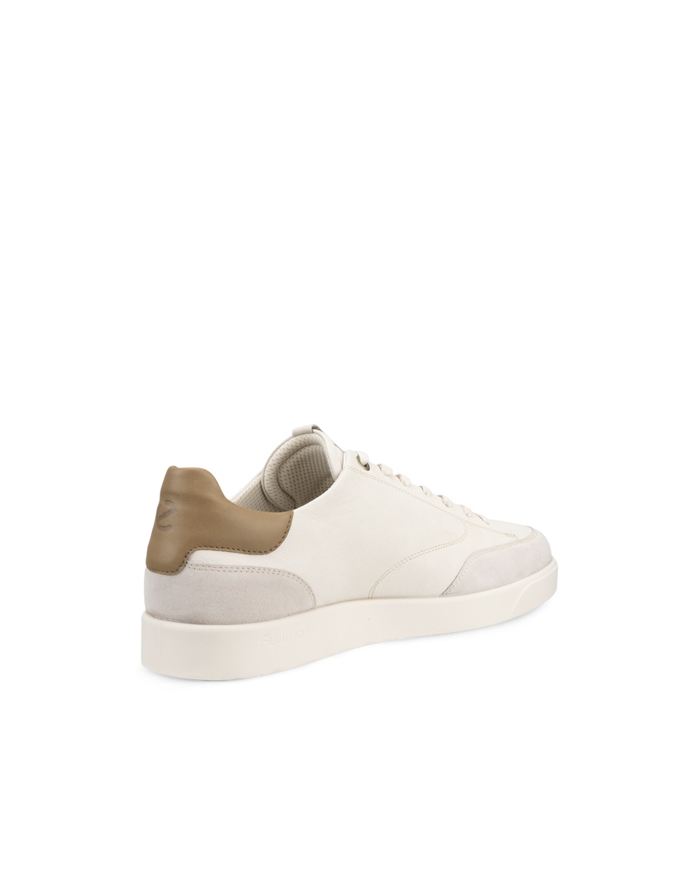 ECCO® Street Lite baskets en cuir pour homme - Beige - Back