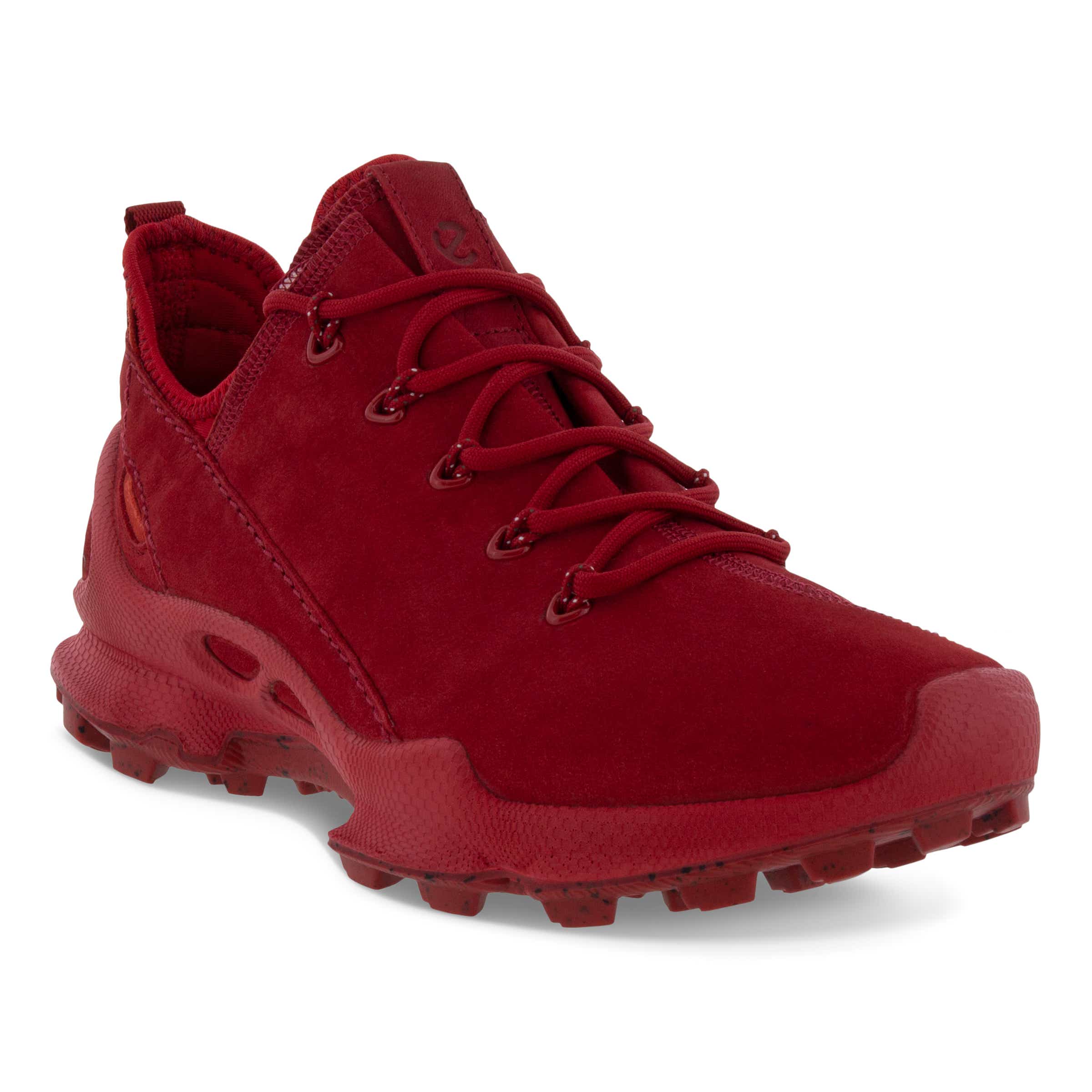 ECCO BIOM C Trail ウィメンズ レザーアウトドアスニーカー - レッド - Main