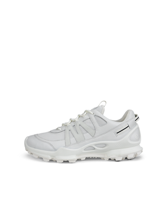 ECCO® Biom C-Trail baskets en cuir Gore-Tex pour femme - Blanc - Outside