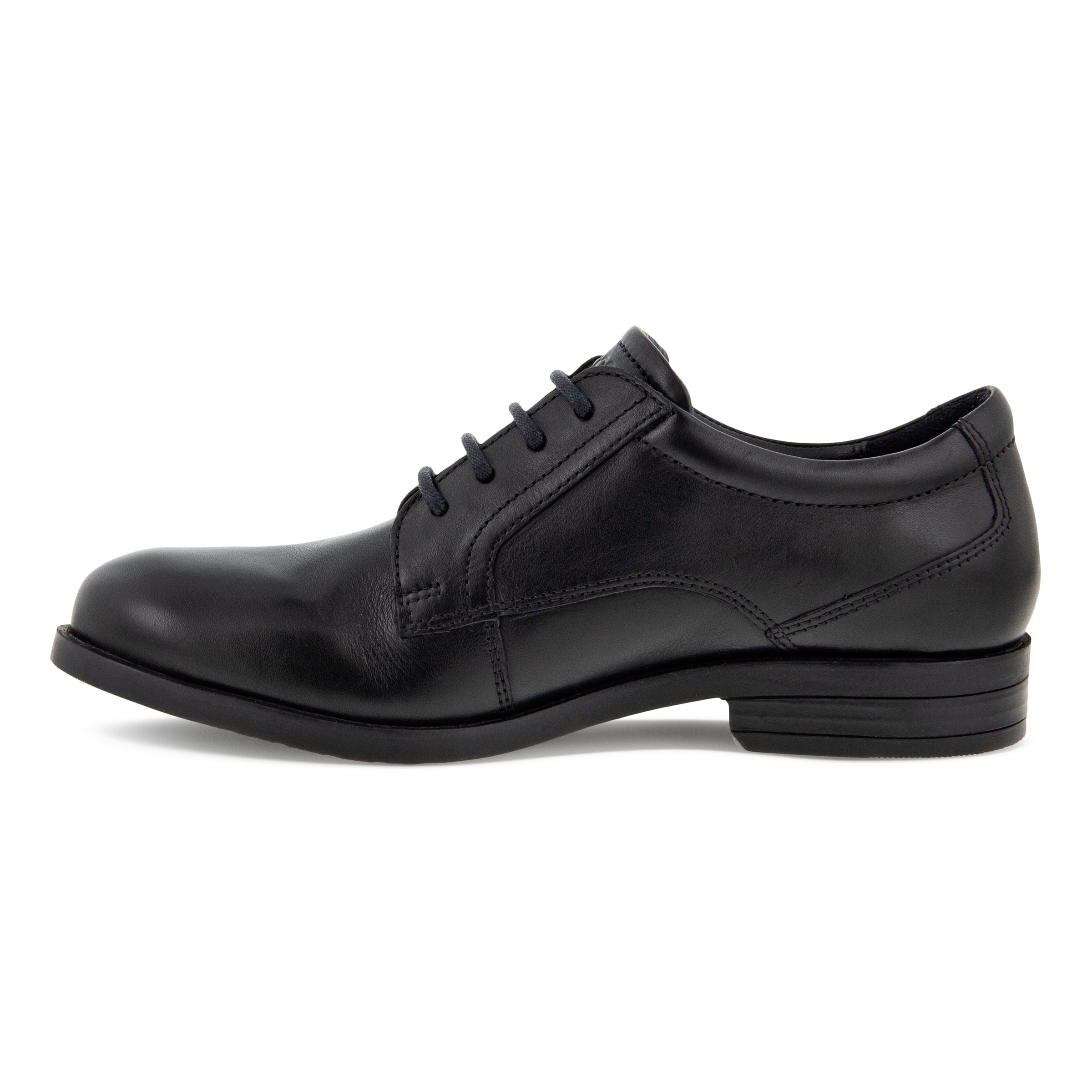 Kids' ECCOยฎ Scholar Leather Shoe - Black - Inside