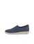 Women's ECCO® Soft 2.0 Textile Slip-On - Blue - Outside