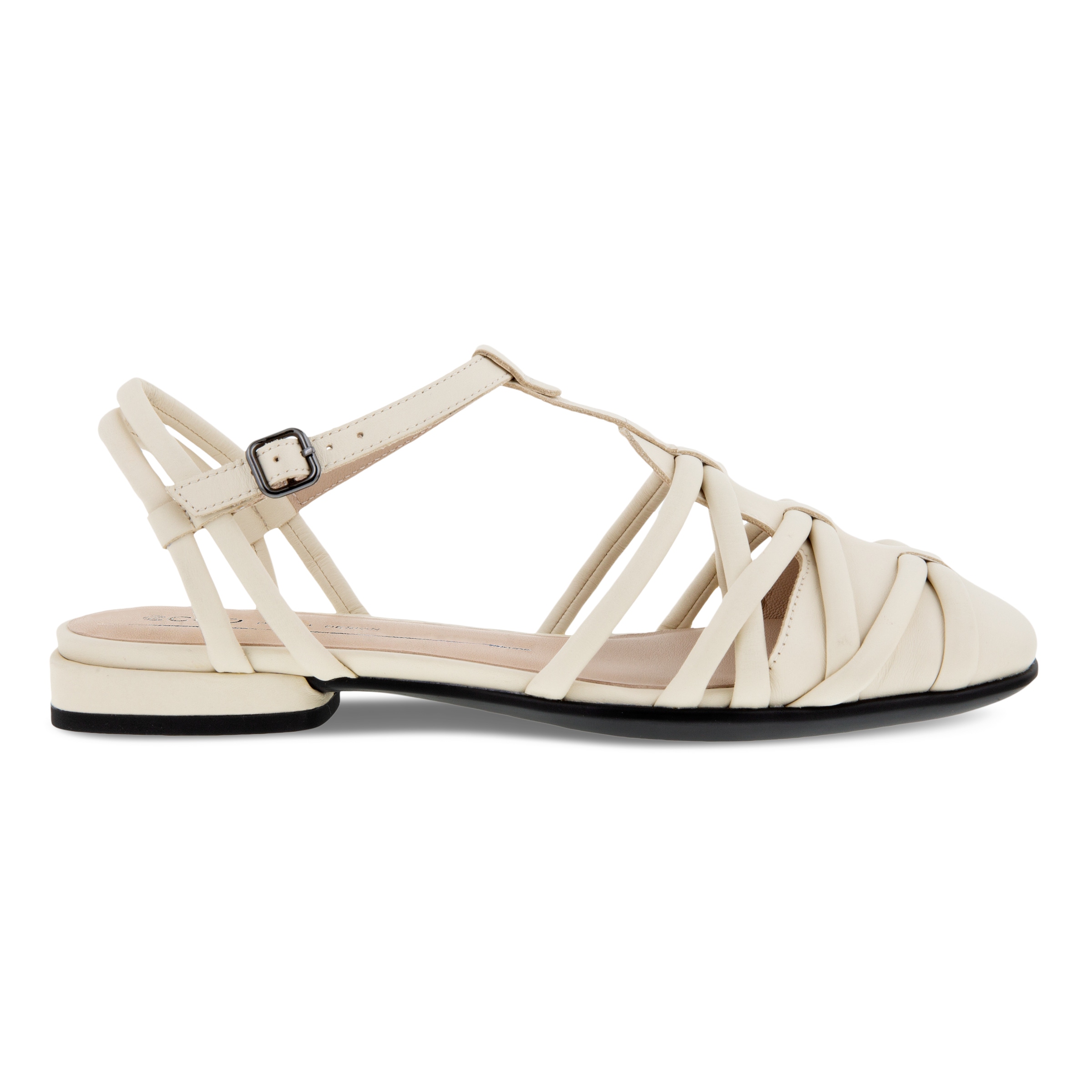 ECCO Women's Anine Squared Fisherman Sandals - Beige - Outside