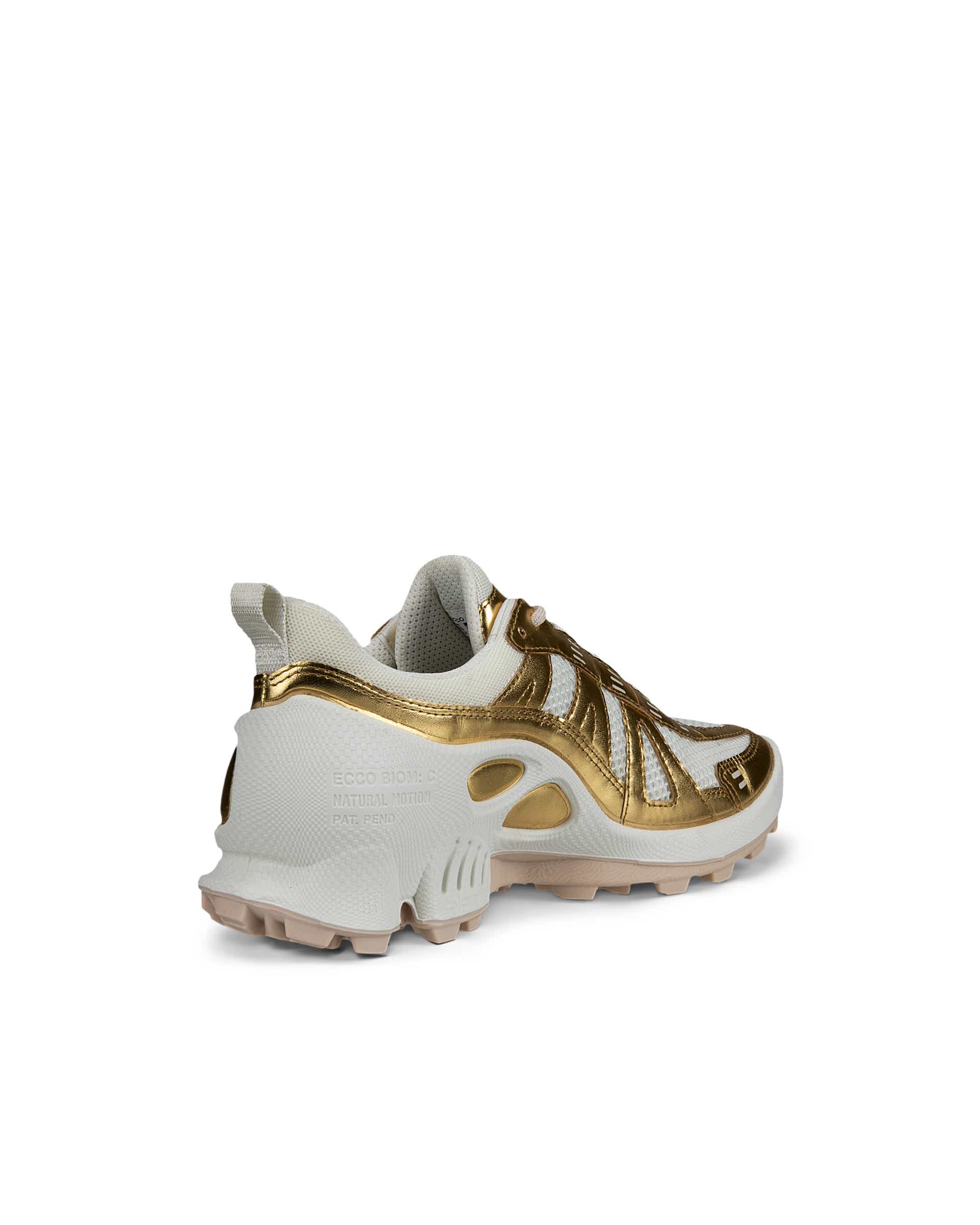 Women's ECCO® Biom C-Trail Leather Outdoor Sneaker - Yellow - Back