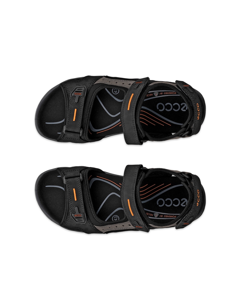 ECCO OFFROAD MEN'S SANDAL - Black - Top left pair