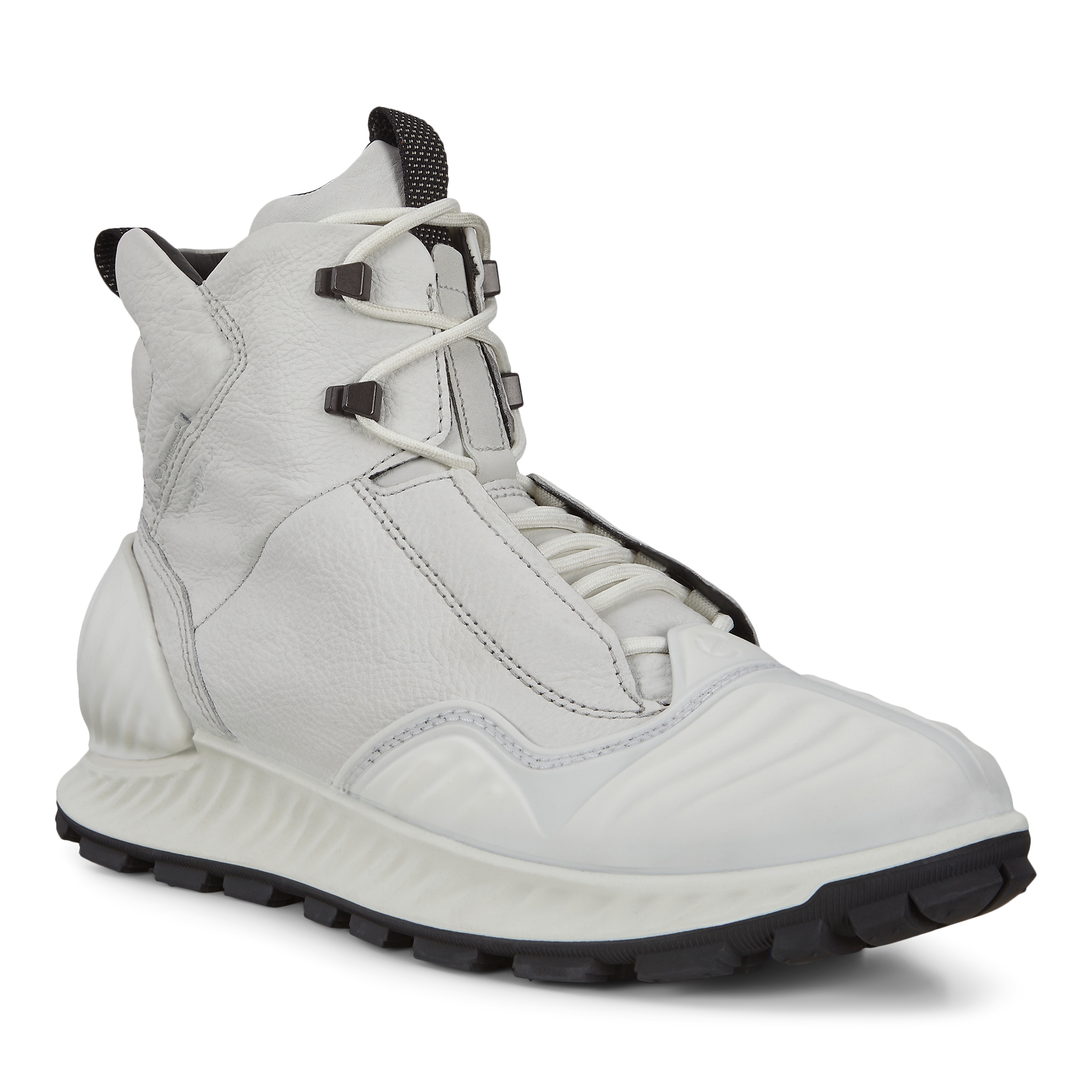Ecco Exostrike Ecco Men's Hiking Boots Men's ECCO® Exostrike Leather  Mid-Cut Waterproof Outdoor Boot White