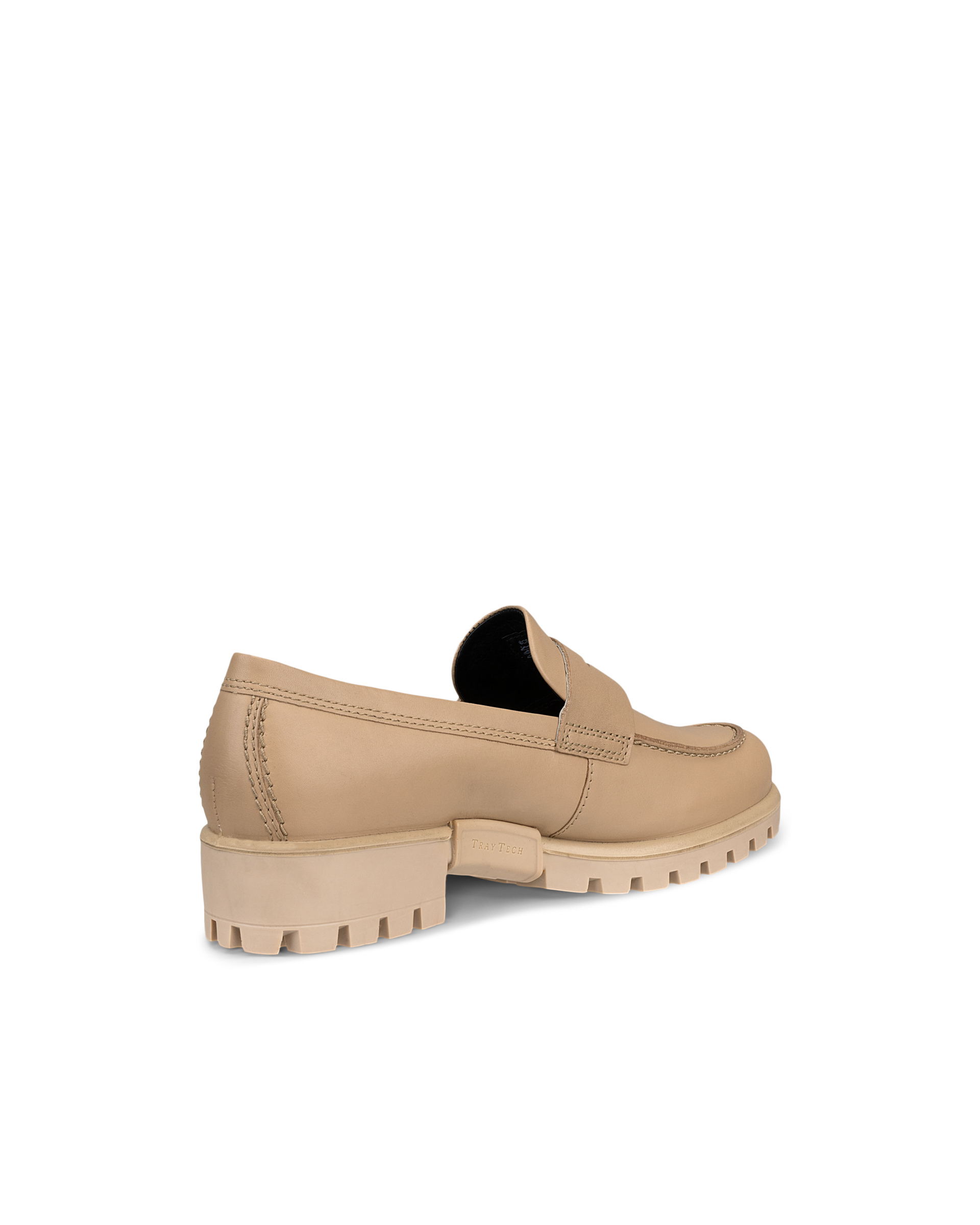 ECCO Modtray Women's Moc-toe Penny Loafer - Beige - Back